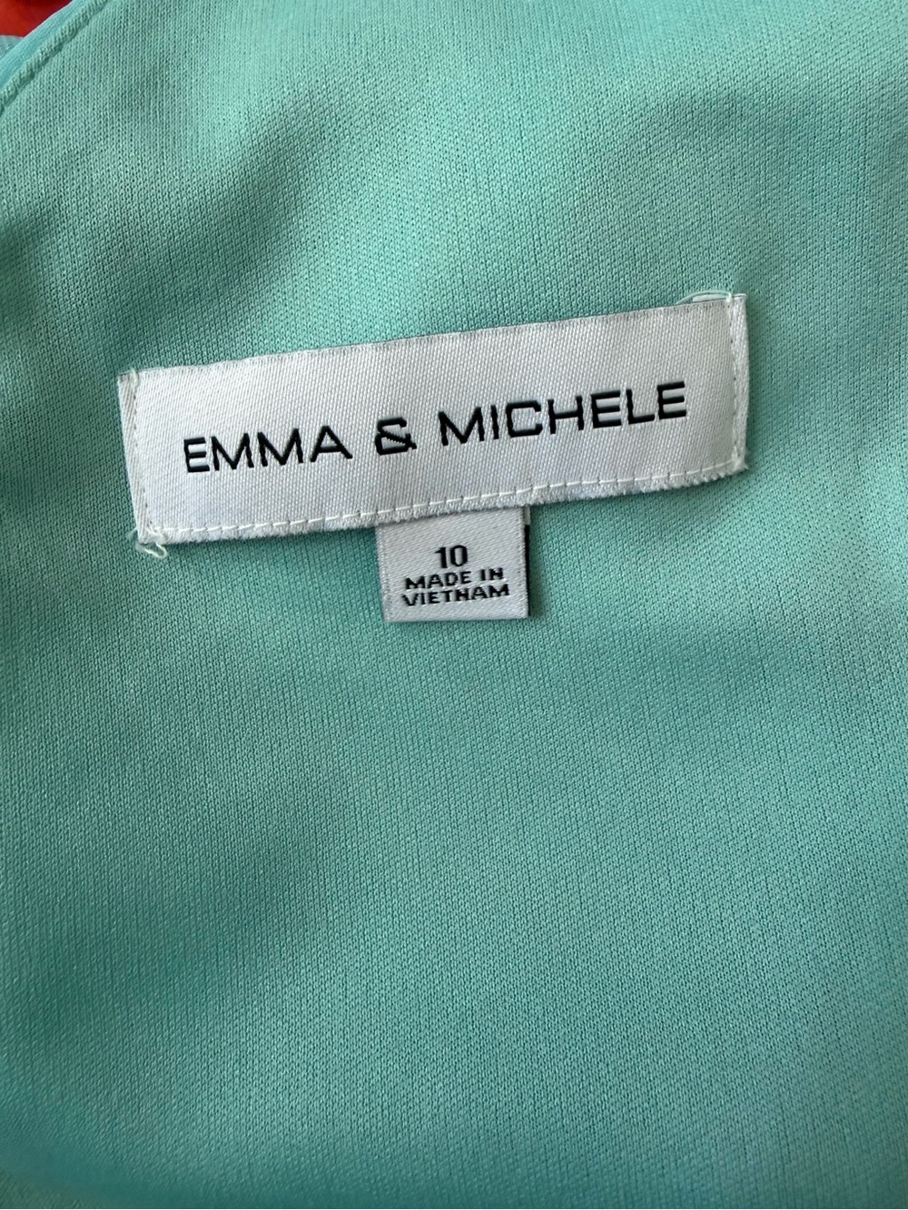 Emma & Michele Aqua Floral V-Neck Maxi Dress - Picture 5 of 7